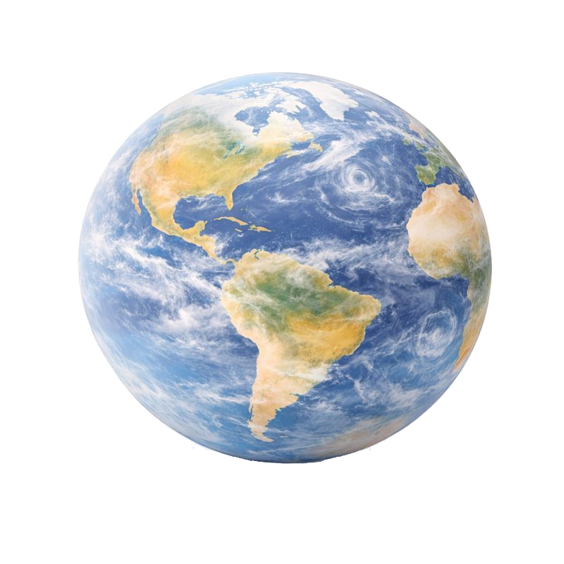 Globusdarstellung als Symbol für global orientiertes Handeln und Transparenz